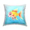 Happy Fish with Speckles Outdoor Printed Pillow Design by Andrea Haase, 18 x 7 x 18